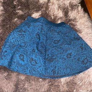 Blue skirt